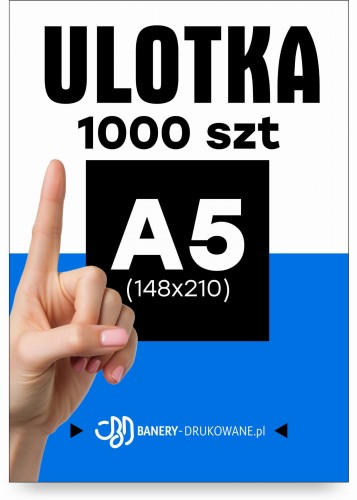 Przejdź do produktu Ulotka A5 148x210 1000szt.
