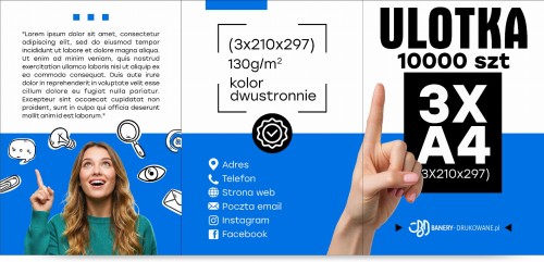 Przejdź do produktu Ulotka Składana 3xA4 10000szt.