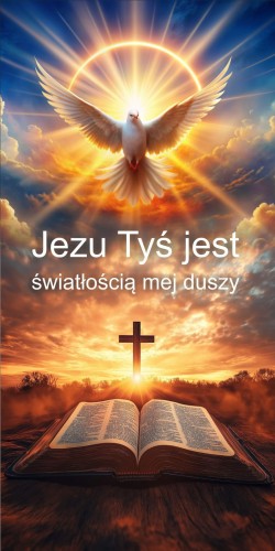 Przejdź do produktu Baner Reklamowy Boże Ciało Jezu Tyś Jest Światłością Mojej Duszy