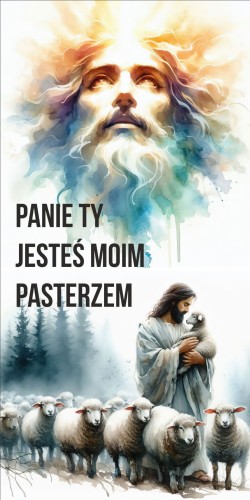 Przejdź do produktu Baner Boże Ciało Jezus Panie Ty Jesteś Pasterzem Moim Dekoracja Kościoła Domu  Ołtarza
