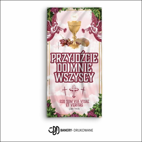 Przejdź do produktu Baner Boże Ciało Dekoracja Domu Ołtarza Kościoła 