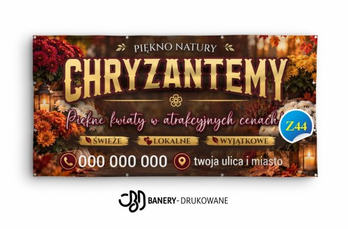 Przejdź do produktu Baner Reklamowy Chryzantemy w atrakcyjnych cenach 
