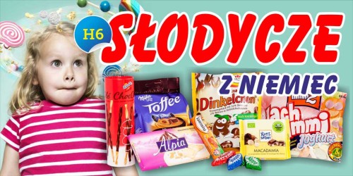 Przejdź do produktu Baner Reklamowy Słodycze Z Niemiec Produkty z Niemiec