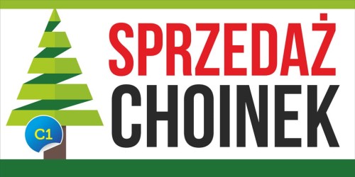 Przejdź do produktu Baner Reklamowy Sprzedaż Choinek 