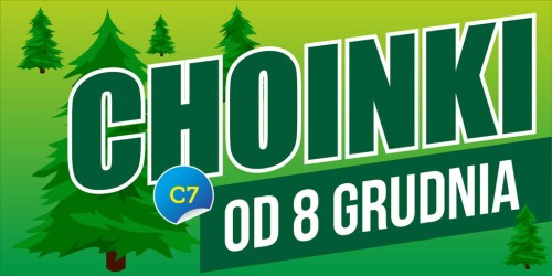 Przejdź do produktu Baner Choinki Od 8 Grudnia