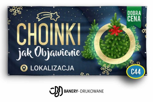 Przejdź do produktu Baner Reklamowy Choinki Jak Objawienie Sprzedaż Choinek