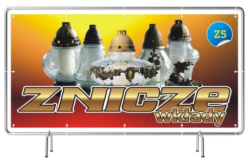 Przejdź do produktu Baner Reklamowy Znicze Wkłady Sprzedaż Zniczy