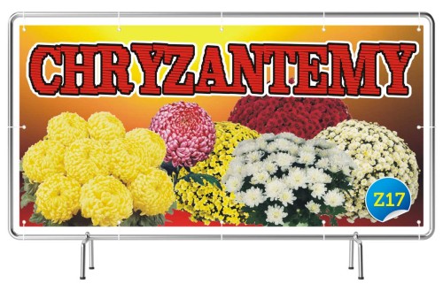 Przejdź do produktu Baner Reklamowy Chryzantemy Sprzedaż  Zaduszki 