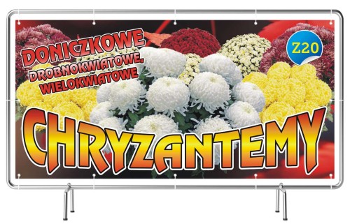 Przejdź do produktu Baner Reklamowy Chryzantemy Doniczkowe