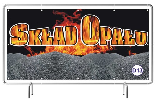 Przejdź do produktu Baner Reklamowy Skład Opału Węgiel Miał Koks  Sprzedaż 