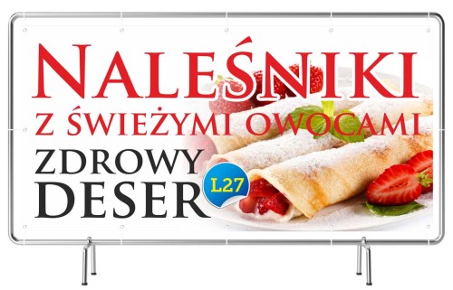 Przejdź do produktu Baner Reklamowy Naleśniki Ze Świeżymi Owocami 