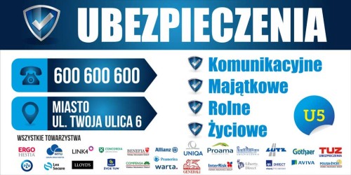 Przejdź do produktu Baner  Reklamowy Ubezpieczenia 