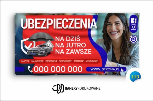 Przejdź do produktu Baner Reklamowy Ubezpieczenia Na Dziś Na Jutro Na Zawsze