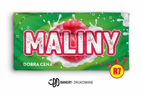 Przejdź do produktu Baner Reklamowy Maliny Dobra Cena