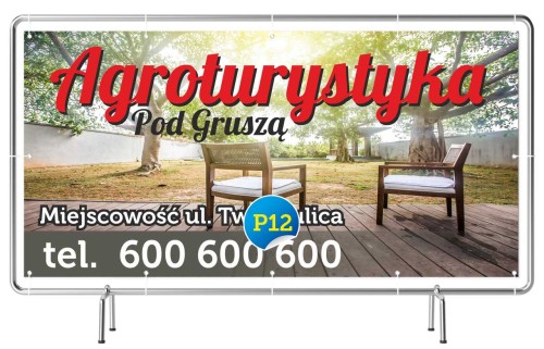 Przejdź do produktu Baner Reklamowy Agroturystyka Pod Gruszą 