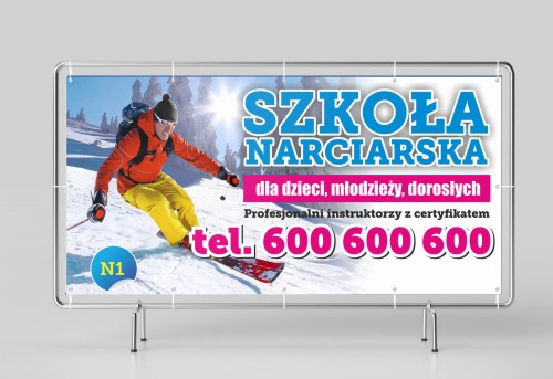 Przejdź do produktu Baner Szkoła Narciarska 