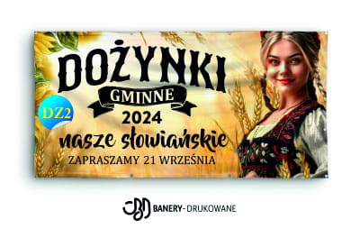Przejdź do produktu Baner Reklamowy Dożynki  Gminne Nasze Słowiańskie