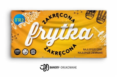Przejdź do produktu Baner Reklamowy Zakręcona Frytka