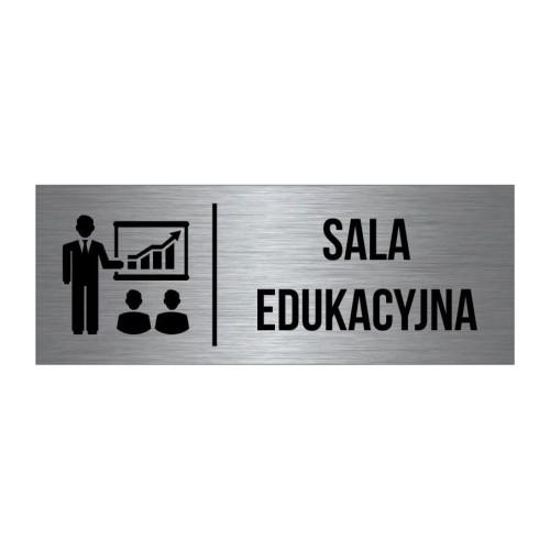 Przejdź do produktu TABLICZKA Na Drzwi Sala edukacyjna Aluminium Piktogram Znak oznaczenie na drzwi