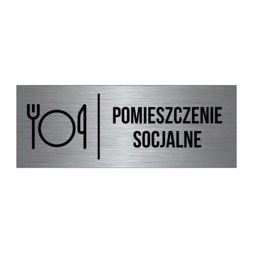 Przejdź do produktu TABLICZKA Na Drzwi Pomieszczenie Socjalne Piktogram Znak Oznaczenie na drzwi