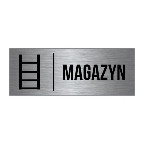Przejdź do produktu TABLICZKA Na Drzwi Magazyn Piktogram Aluminium