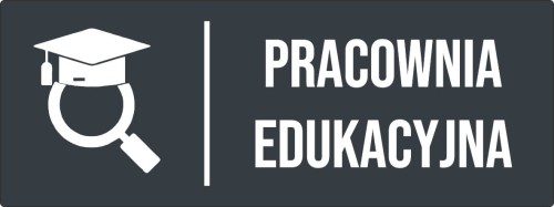 Przejdź do produktu TABLICZKA Na Drzwi Pracownia edukacyjna na drzwi Oznaczenie Antracyt Piktogram Znak